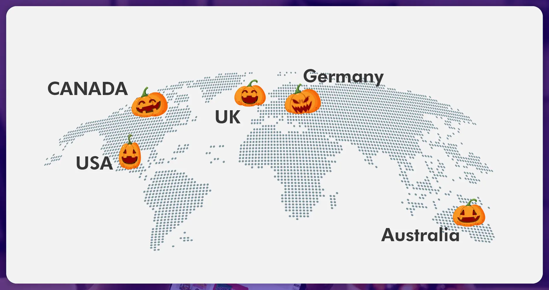 Top 5 Countries with the Highest Halloween Participation
